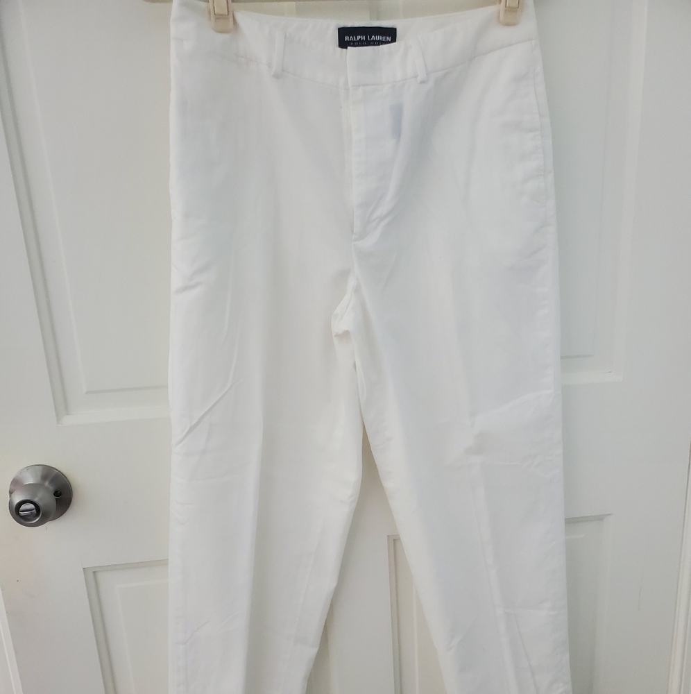 Ralph Lauren Golf Women's Crisp White Slacks 8
